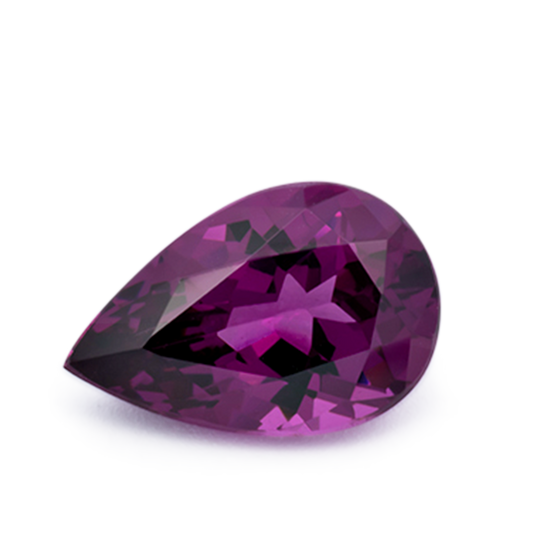 Royal Purple Garnet - lila, birnform, 9.1x6 mm, 1.51 cts, Nr. RP94017