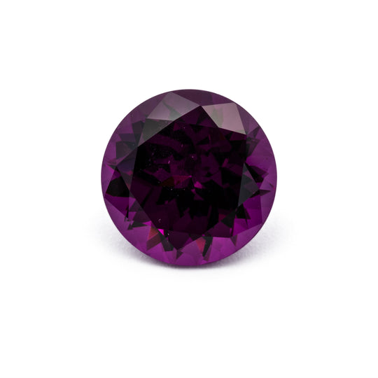 Royal Purple Garnet - lila, rund, 8.1x8.1 mm, 2.5 cts, Nr. RP95001