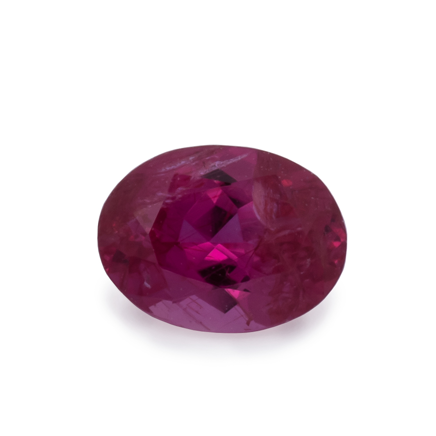 Rubin - rot, oval, 5.74x4.30 mm, 0.58 cts, Nr. RY10002