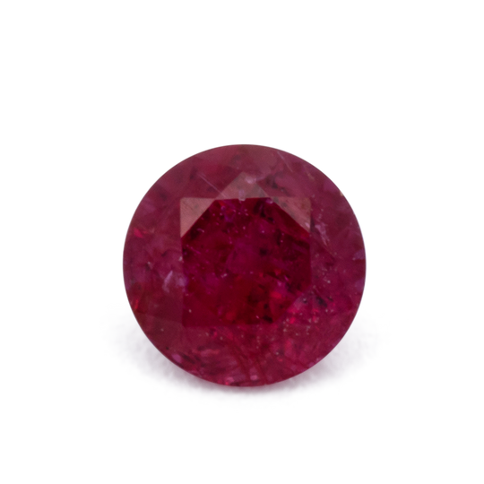 Rubin - rot, rund, 2.75x2.75 mm, 0.11 cts, Nr. RY10008