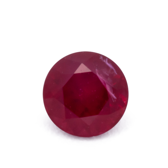 Rubin - rot, rund, 2.75x2.75 mm, 0.12 cts, Nr. RY10009
