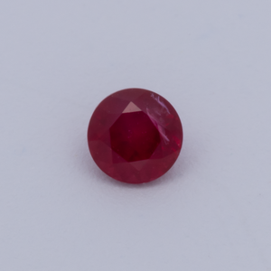 Rubin - rot, rund, 2.75x2.75 mm, 0.12 cts, Nr. RY10009