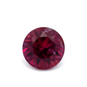 Rubin - rot, rund, 2.25x2.25 mm, 0.06 cts, Nr. RY10011