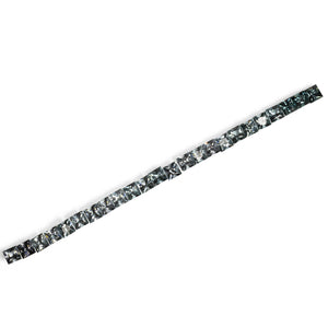 Spinell im Set - grau, rechteck, 3x3 mm, 3.46 cts, Nr. SET99106