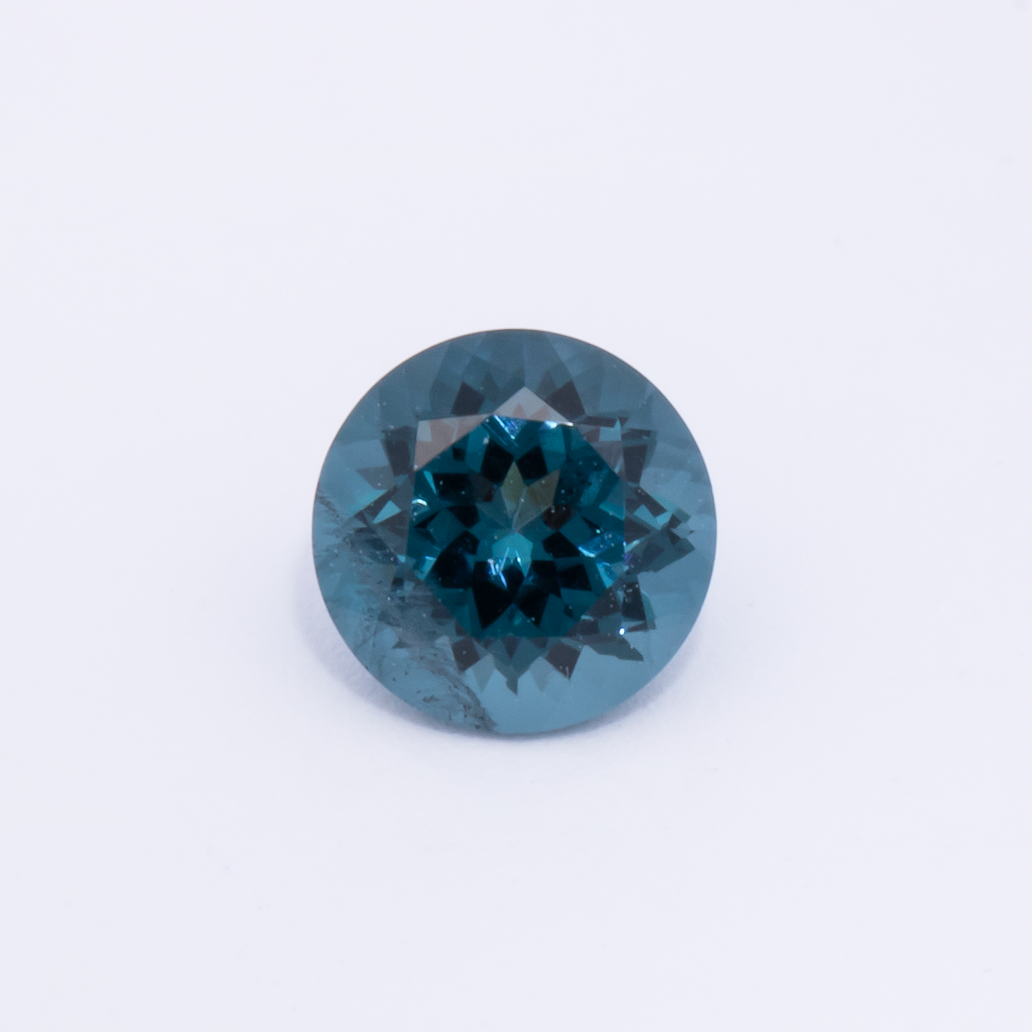 Spinell - blau, rund, 4.6x4.6 mm, 0.45 cts, Nr. SP90065