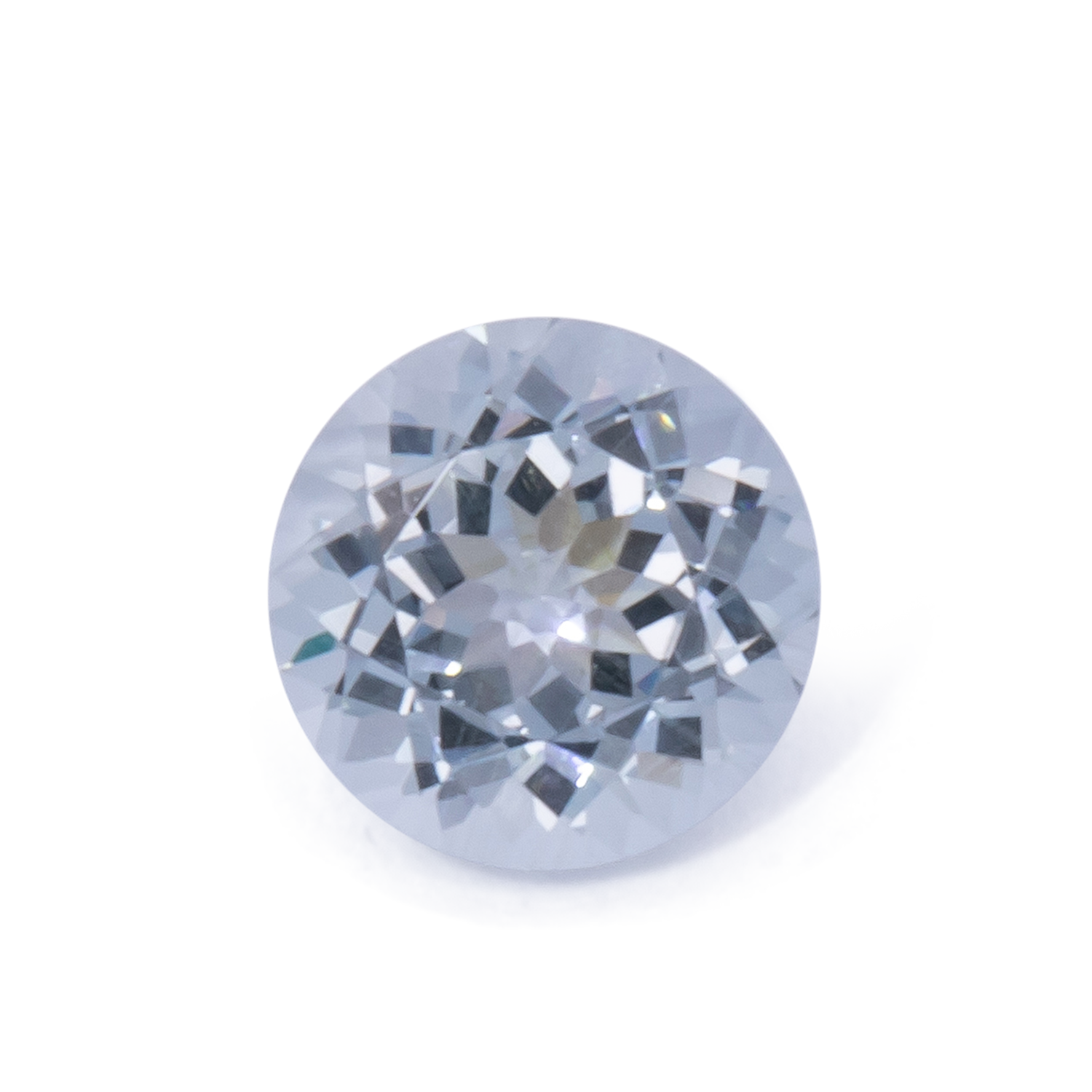 Spinell - grau, rund, 4.6x4.6 mm, 0.45 cts, Nr. SP90083