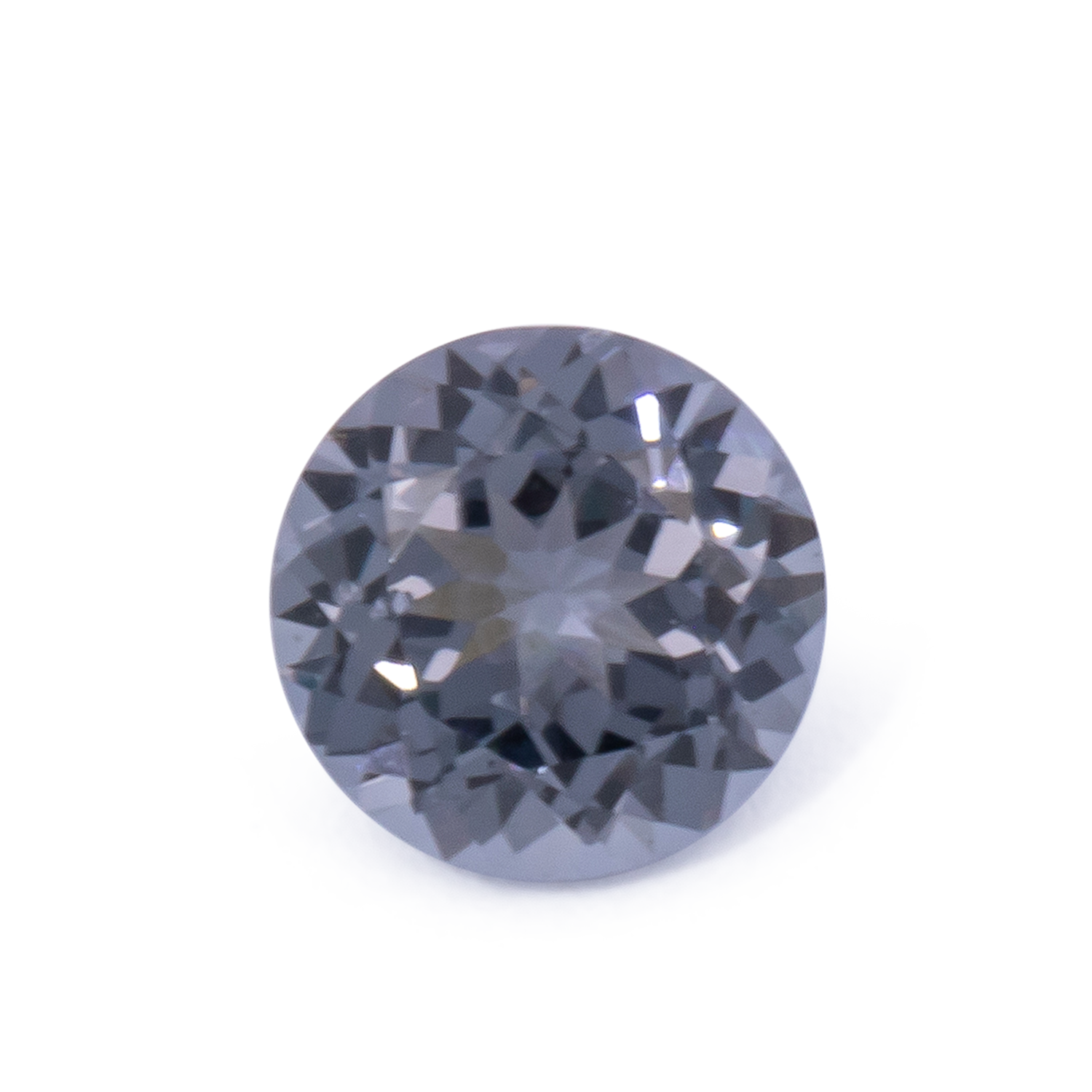 Spinell - grau, rund, 4.5x4.5 mm, 0.41 cts, Nr. SP90084