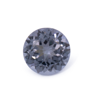 Spinell - grau, rund, 4.5x4.5 mm, 0.41 cts, Nr. SP90084