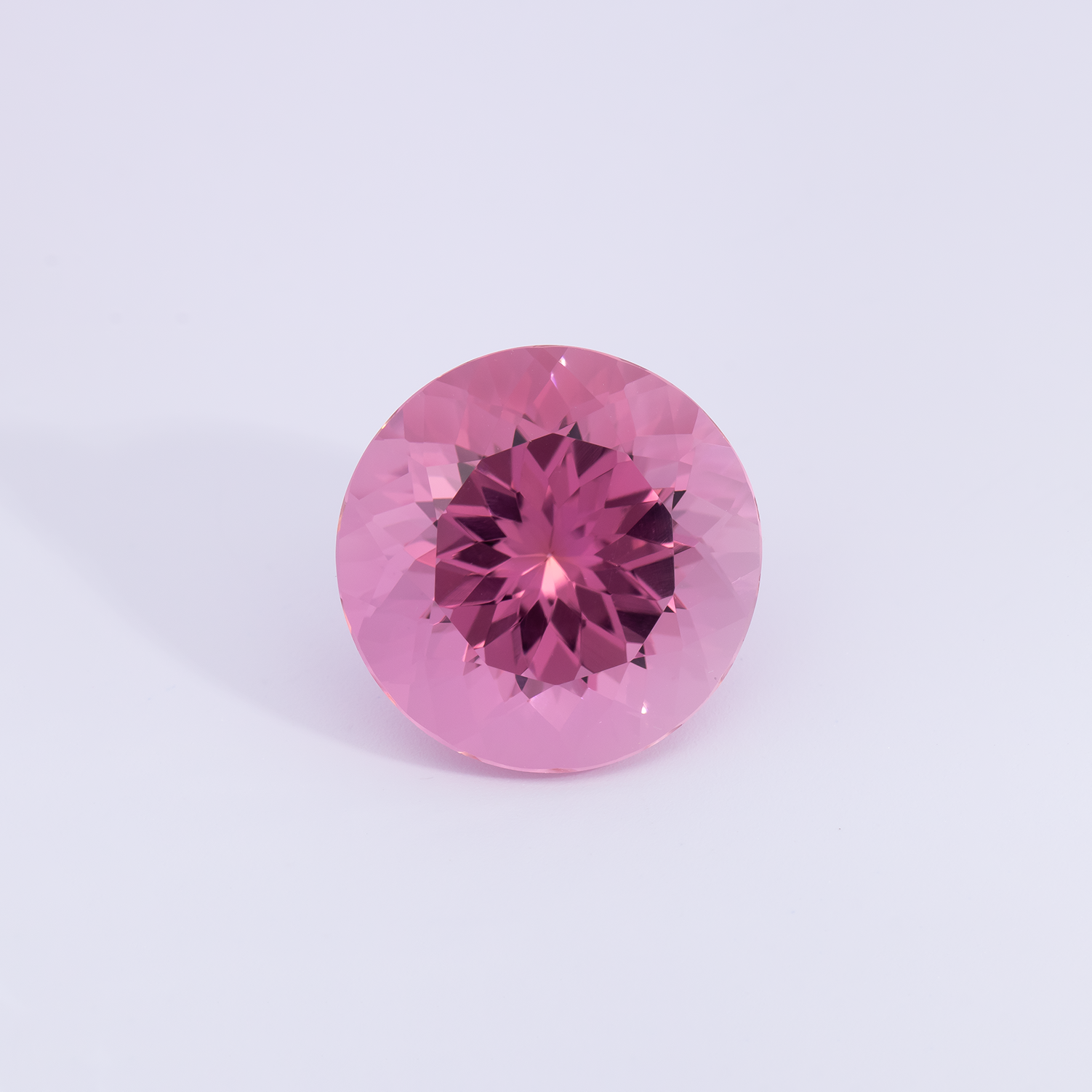 Turmalin - rosa, rund, 14x14 mm, 10.59 cts, Nr. TR991067