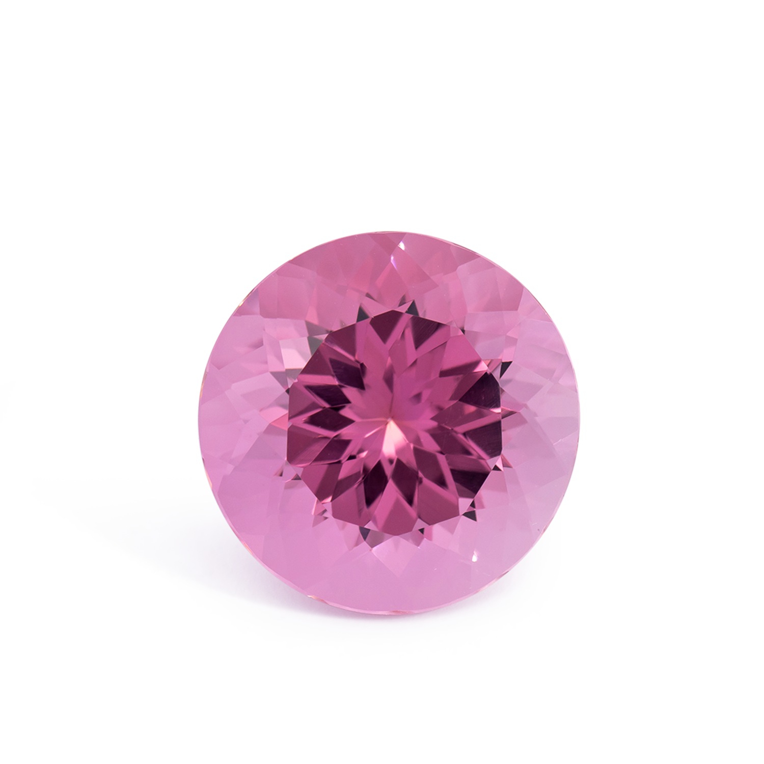 Tourmaline - pink, round, 14x14 mm, 10.59 cts, No. TR991067