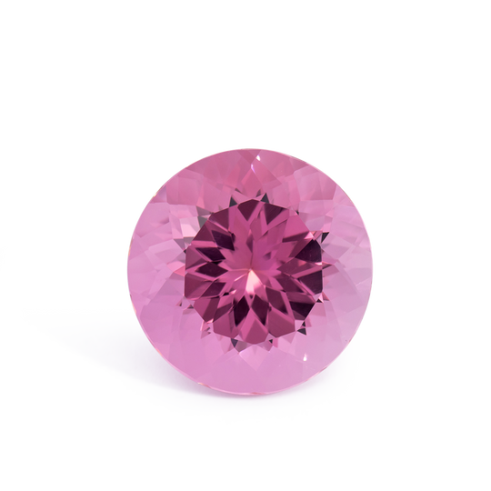 Turmalin - rosa, rund, 14x14 mm, 10.59 cts, Nr. TR991067
