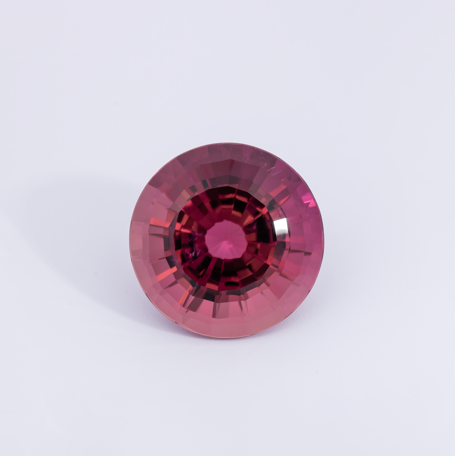 Tourmaline - pink, round, 15x15 mm, 12.55 cts, No. TR991068