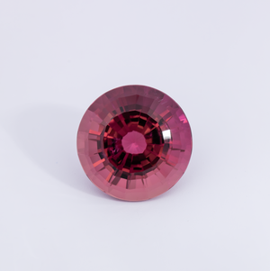 Tourmaline - pink, round, 15x15 mm, 12.55 cts, No. TR991068