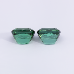Tourmaline Pair - green, antik, 10x9 mm, 8.13 cts, No. TR991071