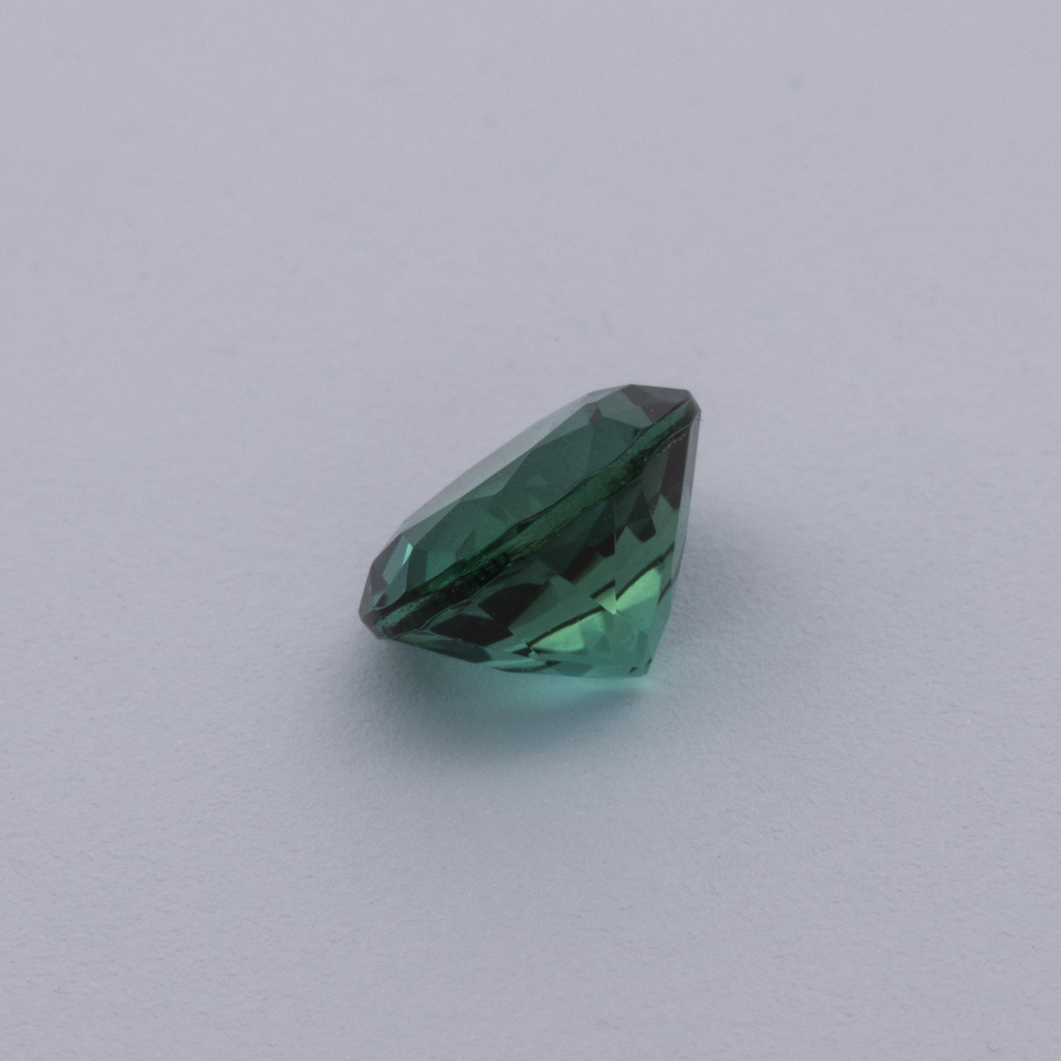Turmalin - grün, rund, 5.1x5.1 mm, 0.51 cts, Nr. TR991073