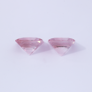 Turmalin Paar - rosa, rechteck, 5x5 mm, 1.09 cts, Nr. TR991074