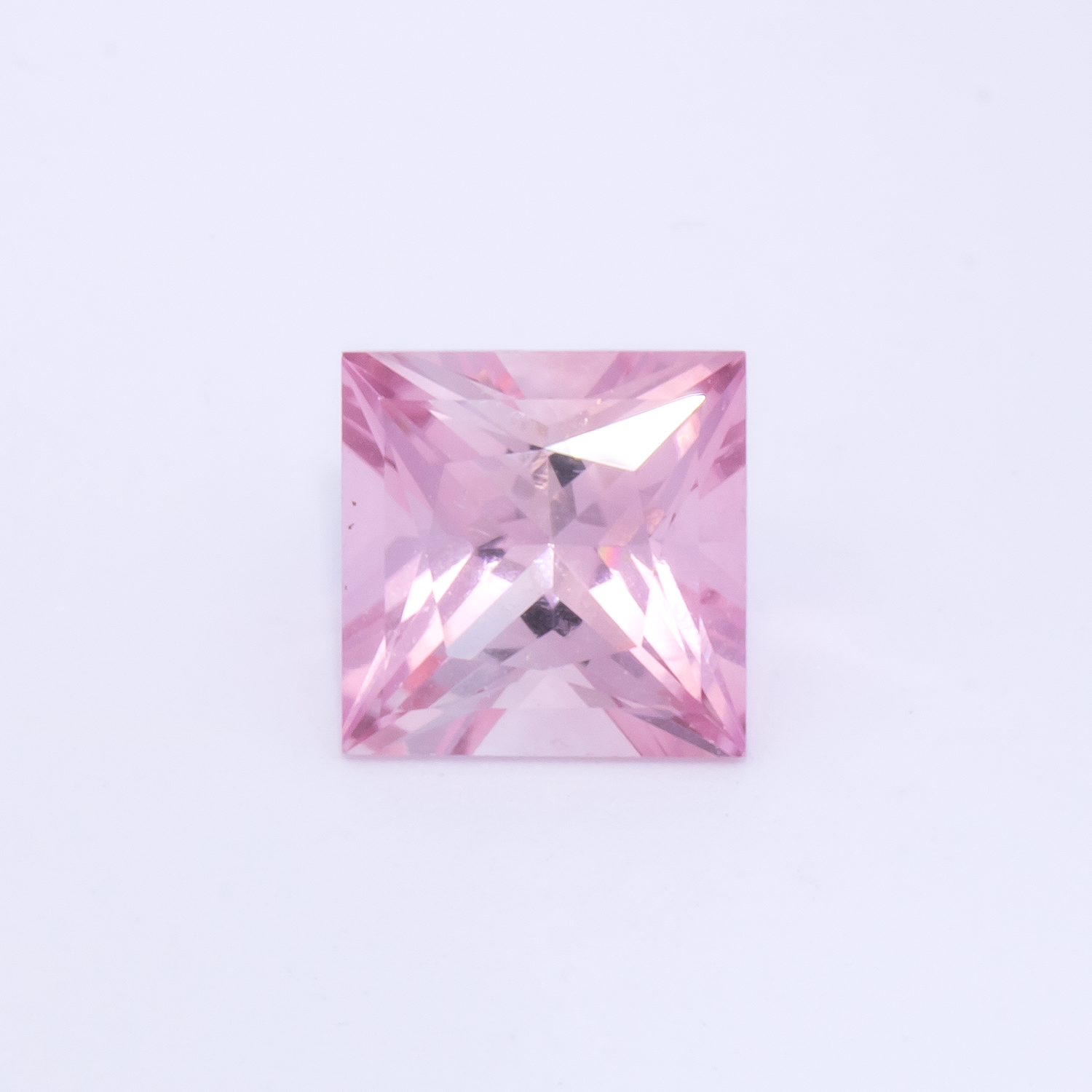 Turmalin - rosa, rechteck, 5x5 mm, 0.56 - 0.60 cts, Nr. TR991075