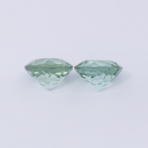 Turmalin Paar - grün, rund, 4.5x4.5 mm, 0.71 cts, Nr. TR991089