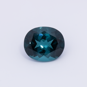 Turmalin - blau, oval, 10.4x9 mm, 3.53 cts, Nr. TR991093