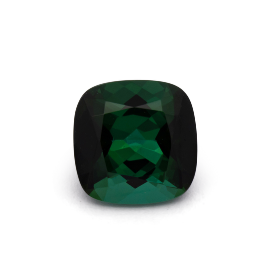 Turmalin - grün, antik, 8x8 mm, 2.42 cts, Nr. TR991115