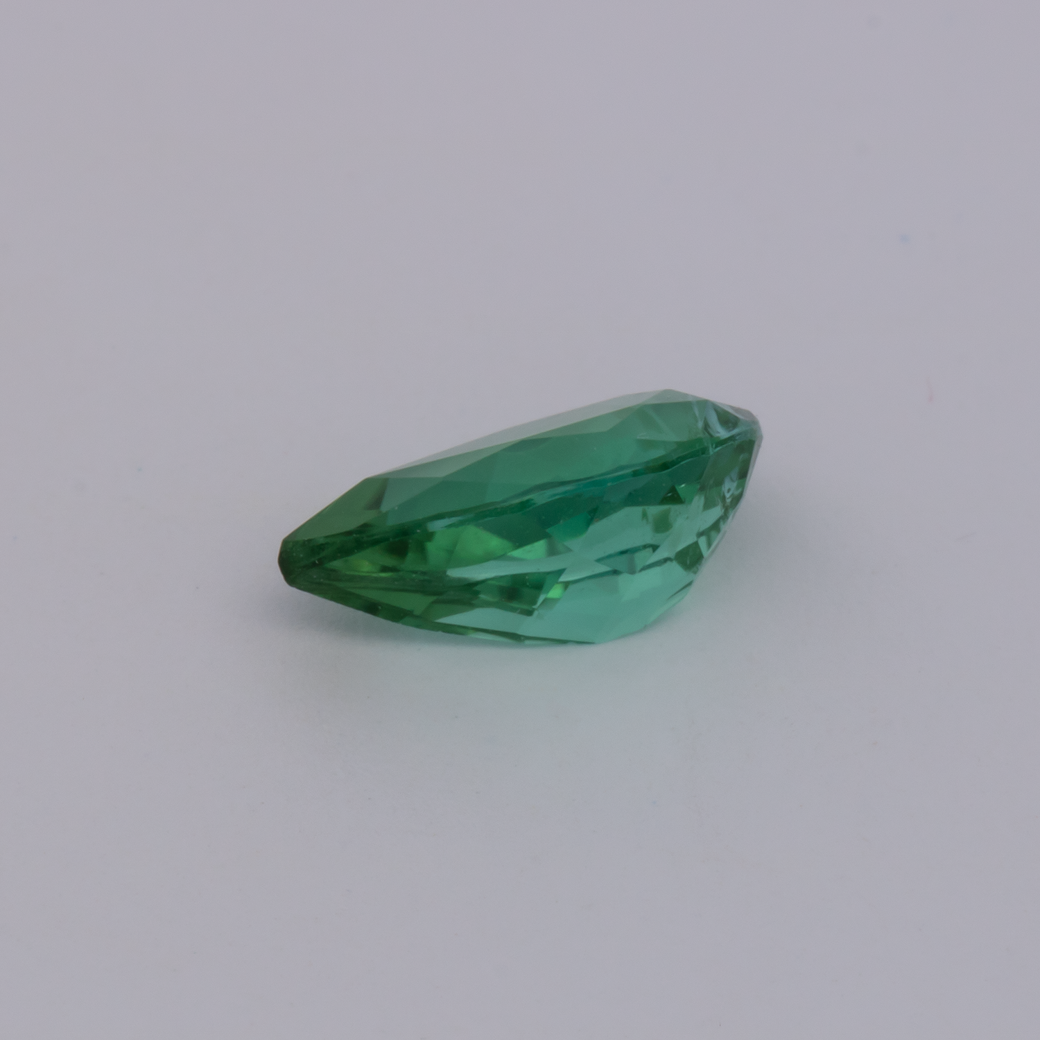 Turmalin - grün, birnform, 9x6 mm, 1.30 cts, Nr. TR991117