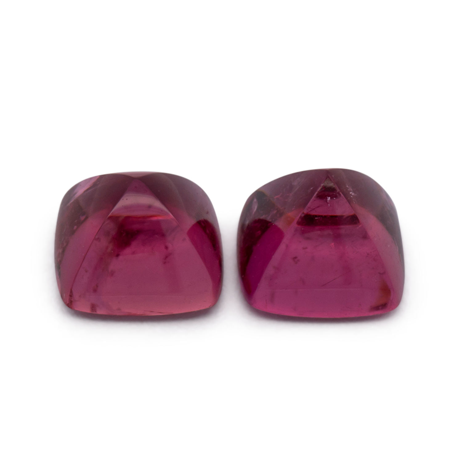 Turmalin Paar - rosa, antik, 5x5 mm, 1.47 cts, Nr. TR991128