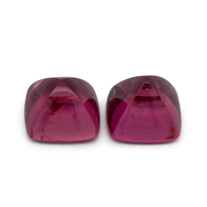 Turmalin Paar - rosa, antik, 5x5 mm, 1.47 cts, Nr. TR991128