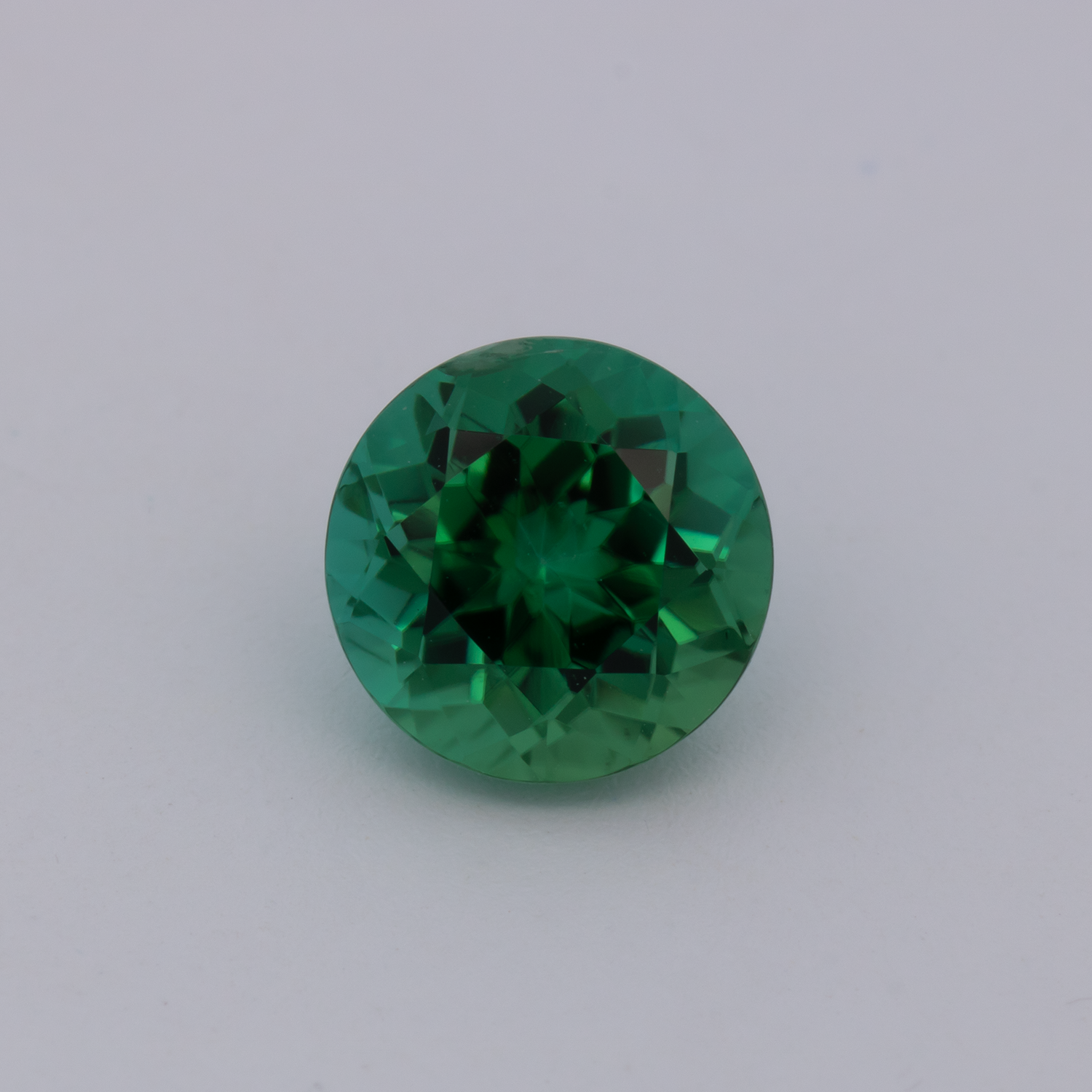 Turmalin - grün, rund, 7.1x7.1 mm, 1.62 cts, Nr. TR991131