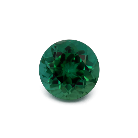 Turmalin - grün, rund, 7.1x7.1 mm, 1.62 cts, Nr. TR991131