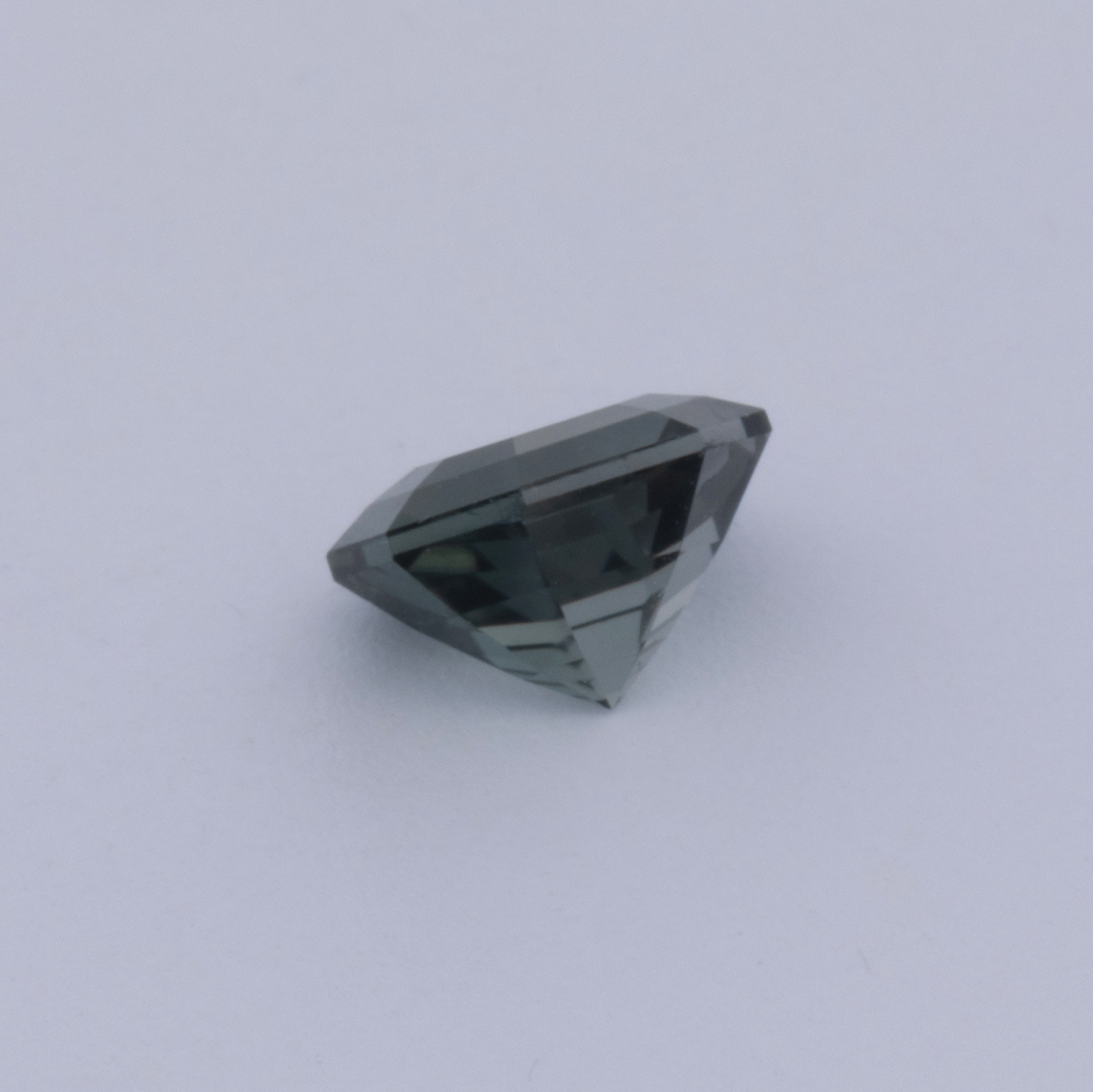 Turmalin - grau, asscher, 5x5 mm, 0.56 cts, Nr. TR991137