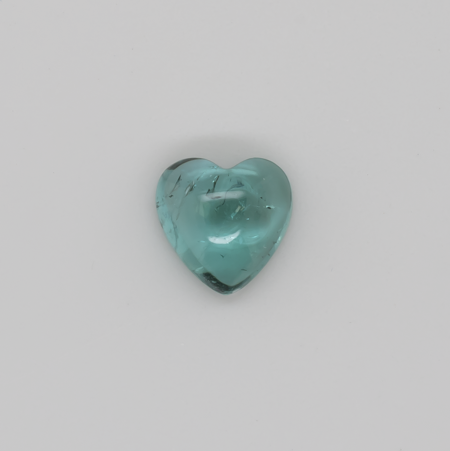 Turmalin - grün, herz, 7x7 mm, 1.26 cts, Nr. TR991143