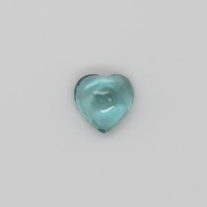 Turmalin - grün, herz, 7.1x7 mm, 1.30 cts, Nr. TR991144