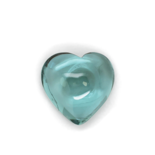 Turmalin - grün, herz, 7.1x7 mm, 1.30 cts, Nr. TR991144