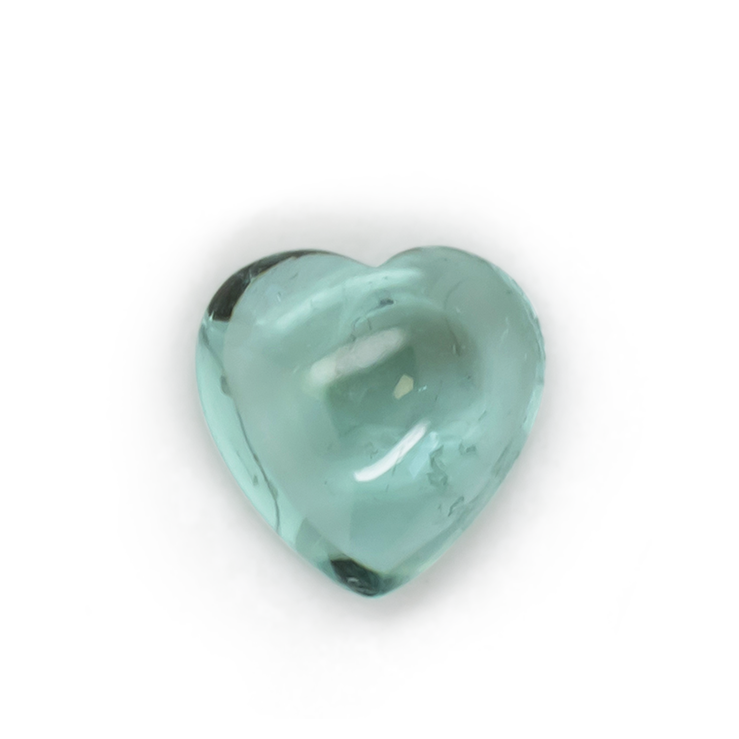 Turmalin - grün, herz, 7.1x7 mm, 1.32 cts, Nr. TR991145
