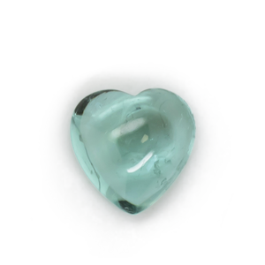 Turmalin - grün, herz, 7.1x7 mm, 1.32 cts, Nr. TR991145