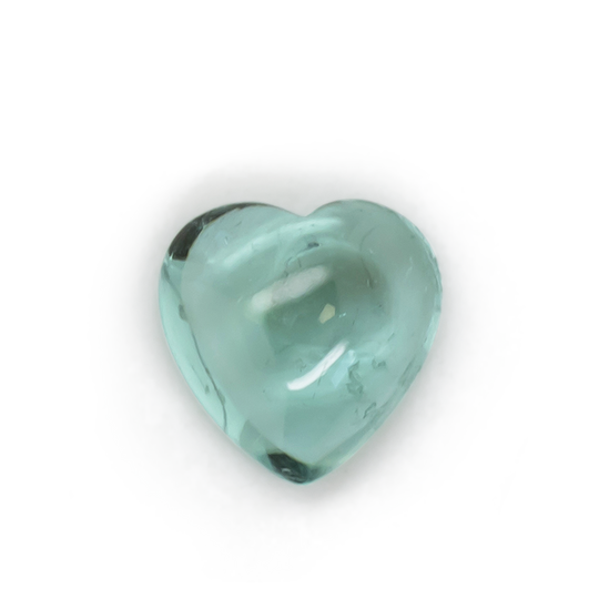 Turmalin - grün, herz, 7.1x7 mm, 1.32 cts, Nr. TR991145