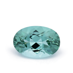 Turmalin - grün, oval, 6x4 mm, 0.44 cts, Nr. TR991148