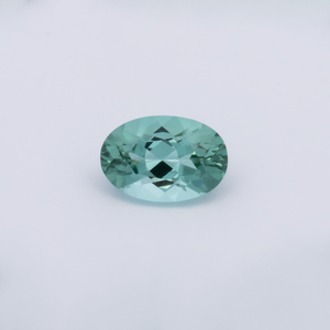 Turmalin - grün, oval, 6x4 mm, 0.44 cts, Nr. TR991148