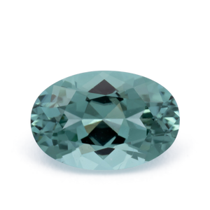 Turmalin - grün, oval, 6x4 mm, 0.42 cts, Nr. TR991150