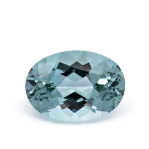 Turmalin - grün, oval, 7x5 mm, 0.70 cts, Nr. TR991152