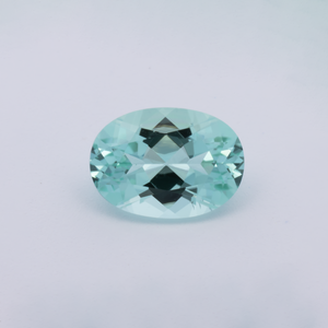 Turmalin - grün, oval, 7x5 mm, 0.74 cts, Nr. TR991153