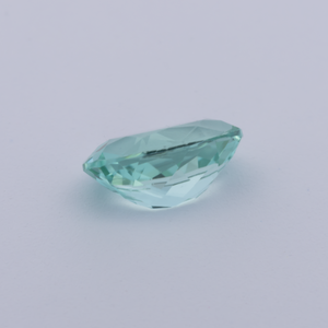 Turmalin - grün, oval, 7x5 mm, 0.74 cts, Nr. TR991153