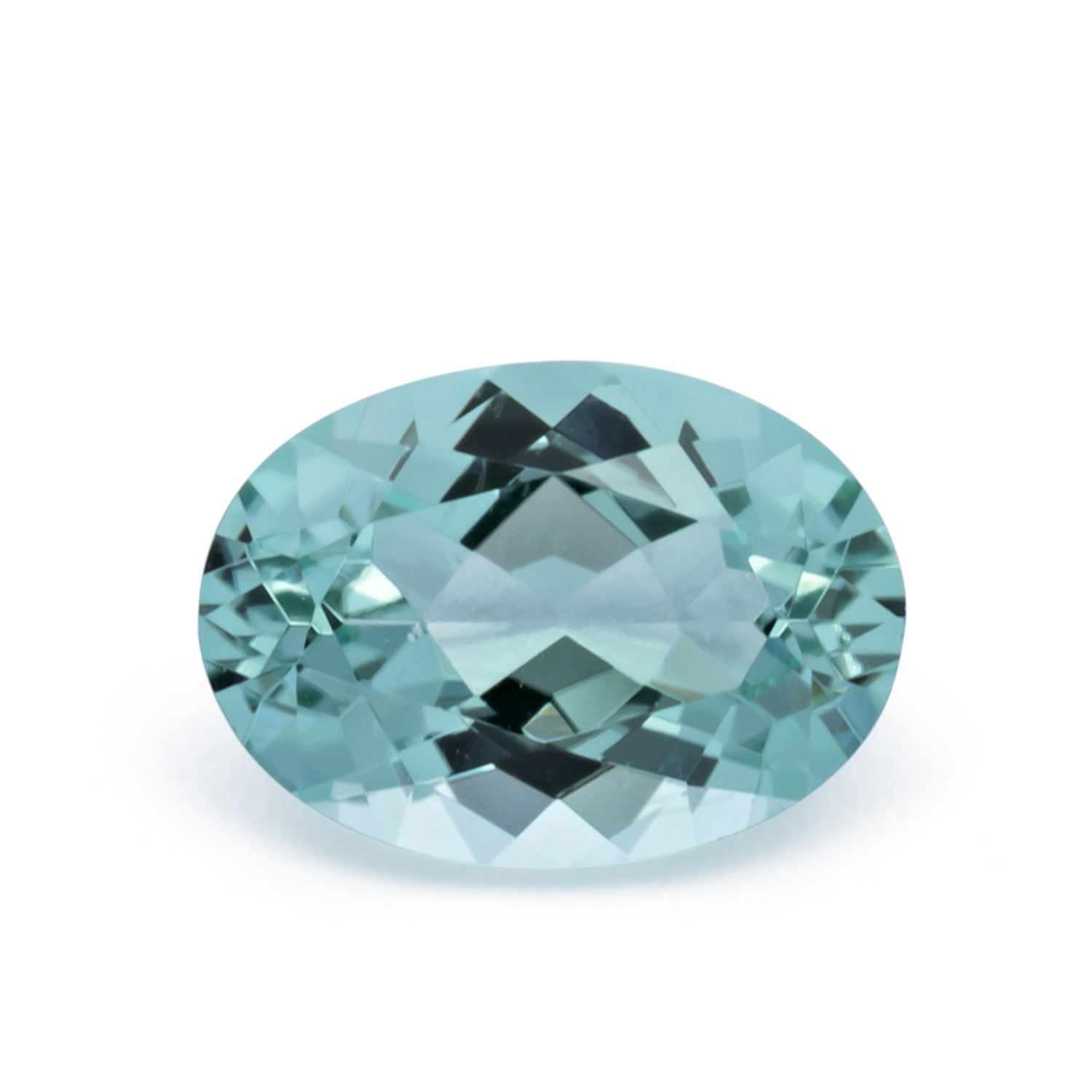 Turmalin - grün, oval, 7x5 mm, 0.69 cts, Nr. TR991154