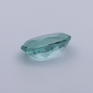 Turmalin - grün, oval, 7x5 mm, 0.69 cts, Nr. TR991154