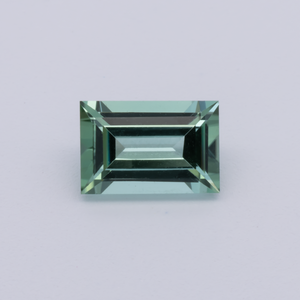 Turmalin - grün, baguette, 6x4 mm, 0.54 cts, Nr. TR991155