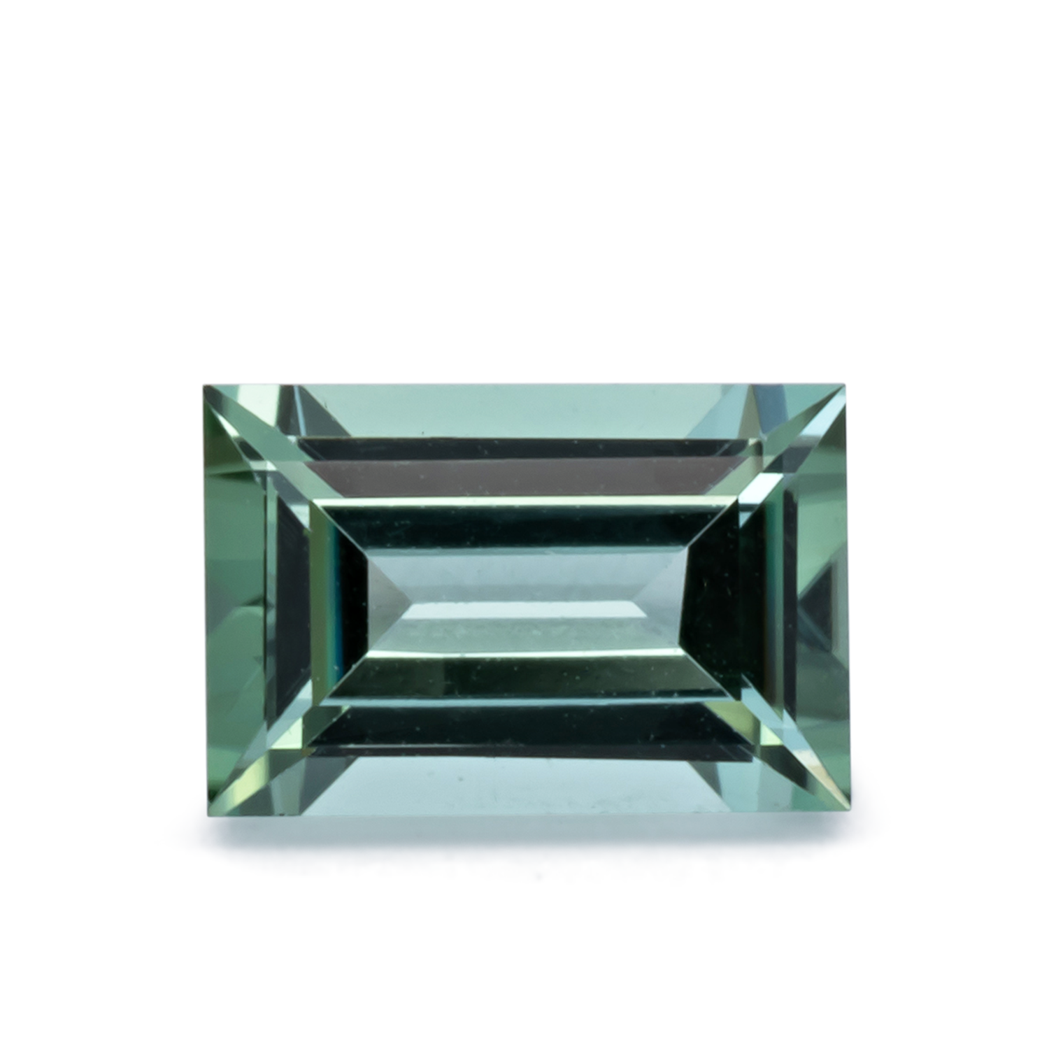 Turmalin - grün, baguette, 6x4 mm, 0.54 cts, Nr. TR991155