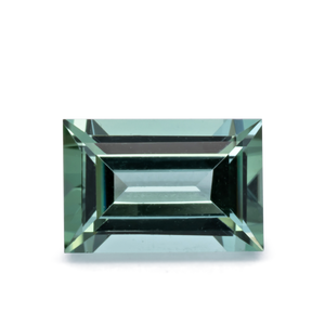 Turmalin - grün, baguette, 6x4 mm, 0.54 cts, Nr. TR991155