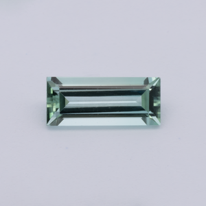 Turmalin - grün, baguette, 7x3 mm, 0.36 - 0.38 cts, Nr. TR991156
