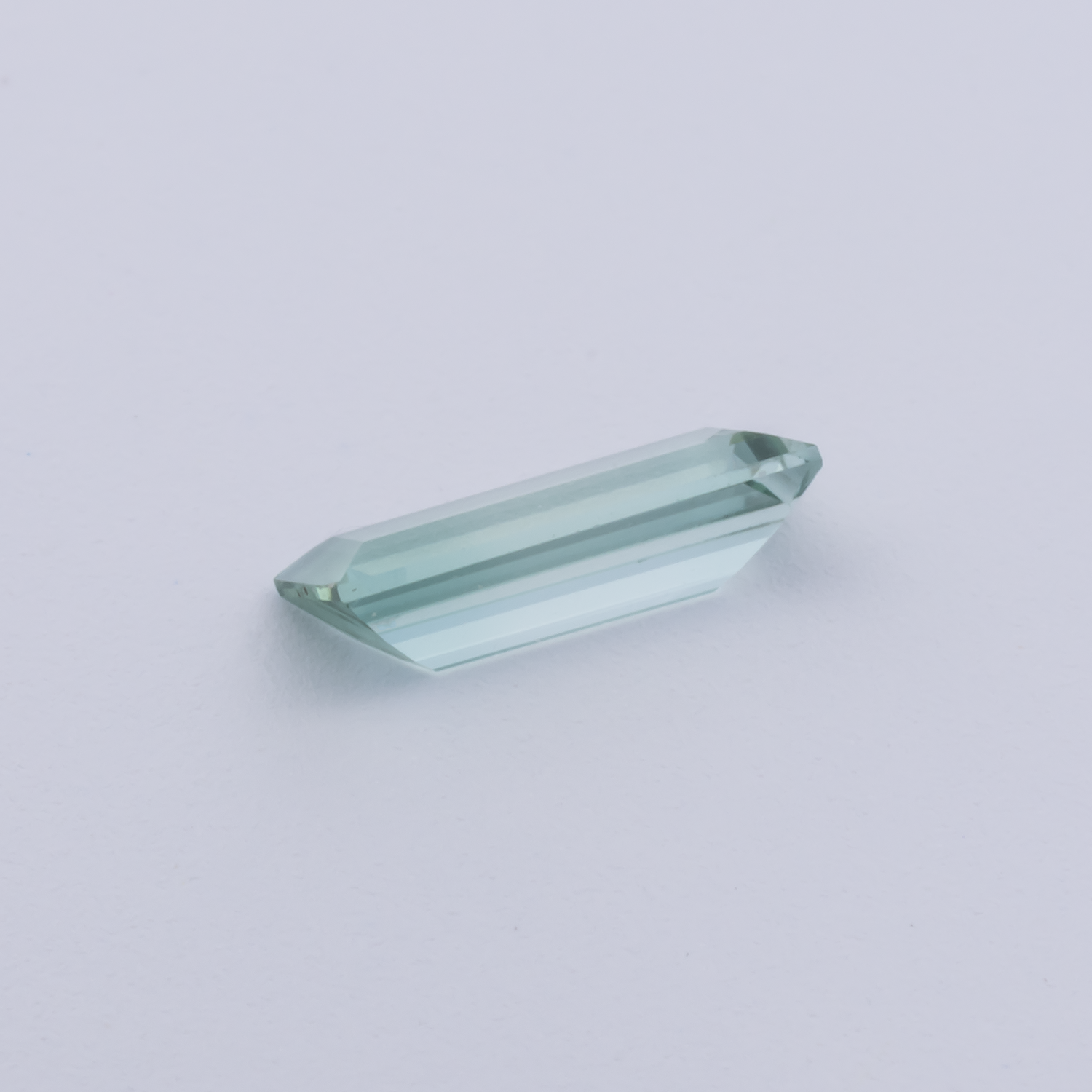 Turmalin - grün, baguette, 7x3 mm, 0.36 - 0.38 cts, Nr. TR991156