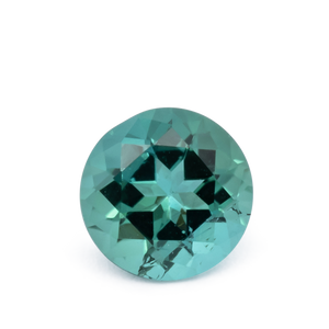 Turmalin - grün, rund, 5.4x5.4 mm, 0.57 cts, Nr. TR991159
